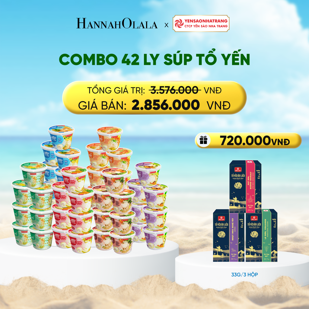  DEAL 6: COMBO 42 LY SÚP TỔ YẾN 