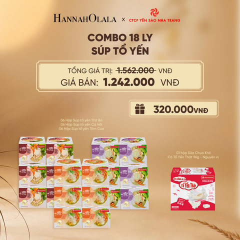  COMBO 18 LY SÚP TỔ YẾN - DEAL 6 - E72 