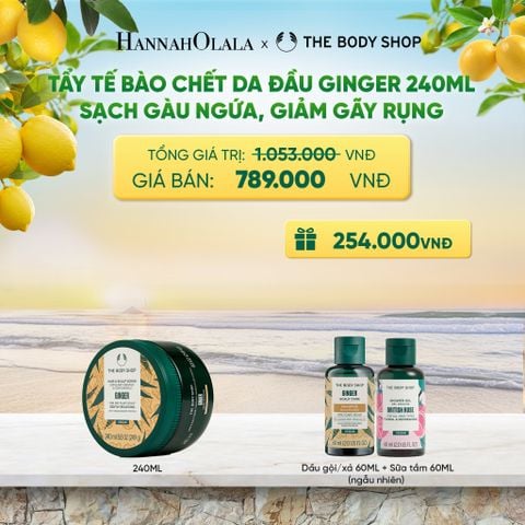  TẨY TẾ BÀO CHẾT DA ĐẦU ĐÁNH BAY GÀU NGỨA GINGER HAIR SCRUB 240ML - A486 