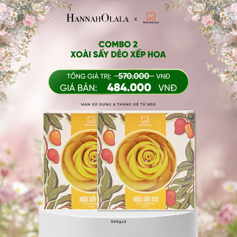  DEAL 6: COMBO 2 XOÀI XẾP HOA 500G 