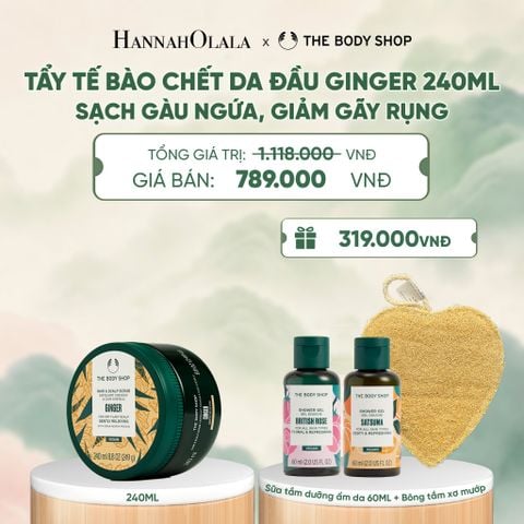  TẨY TẾ BÀO CHẾT DA ĐẦU ĐÁNH BAY GÀU NGỨA GINGER HAIR SCRUB 240ML - A512 