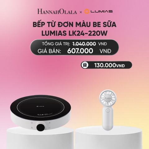  DEAL 7: BẾP TỪ ĐƠN MÀU BE SỮA LUMIAS LK24-220W_A1189 