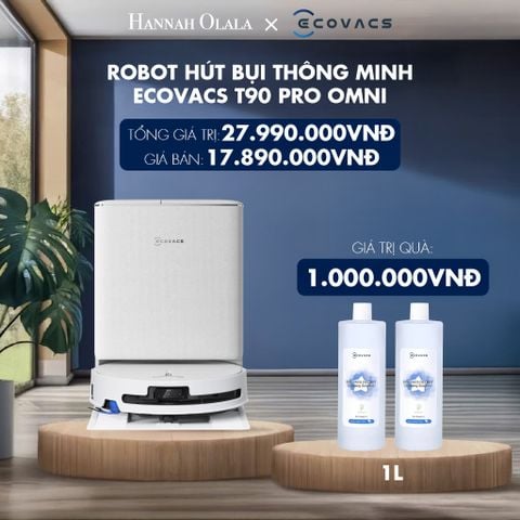  ROBOT HÚT BỤI THÔNG MINH ECOVACS T90 PRO OMNI - DEAL 7 