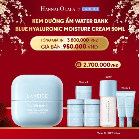  DEAL 7: KEM DƯỠNG ẨM WATER BANK BLUE HYALURONIC MOISTURE CREAM 50ML 