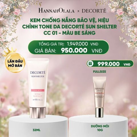  E1278_DEAL 7: KEM CHỐNG NẮNG BẢO VỆ HIỆU CHỈNH TÔNG DA DECORTÉ SUN SHELTER 
