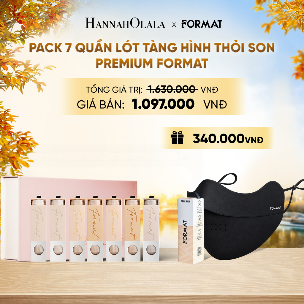  PACK 7 QUẦN LÓT TÀNG HÌNH THỎI SON PREMIUM FORMAT - 10005582 - DEAL 7 - E980 