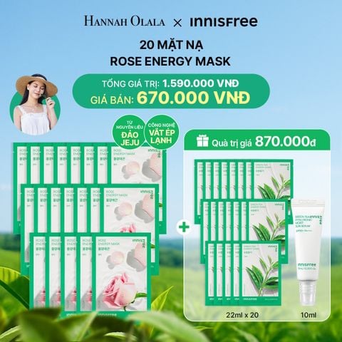  DEAL 7: 20 MẶT NẠ ROSE ENERGY MASK 