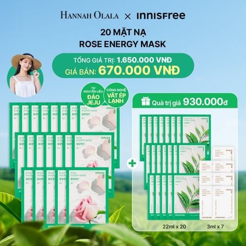  DEAL 7: 20 MẶT NẠ ROSE ENERGY MASK 