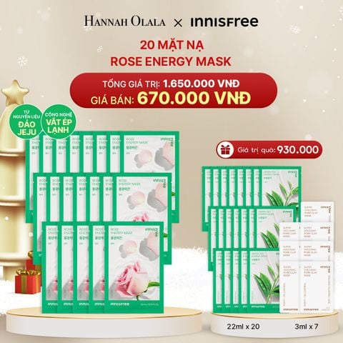  DEAL 7: 20 MẶT NẠ ROSE ENERGY MASK 
