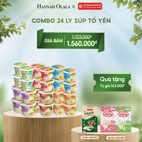  DEAL 7: COMBO 24 LY SÚP TỔ YẾN 