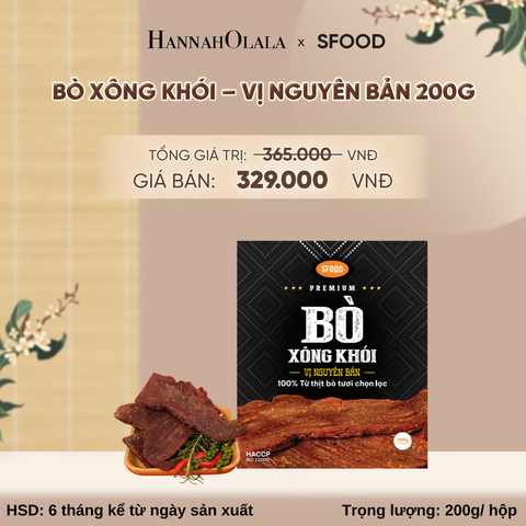  BÒ XÔNG KHÓI – VỊ NGUYÊN BẢN 200G DEAL 07 - A2438 