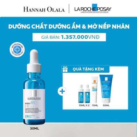  DƯỠNG CHẤT DƯỠNG ẨM & MỜ NẾP NHĂN LA ROCHE-POSAY HYALU B5 30ML - A17 