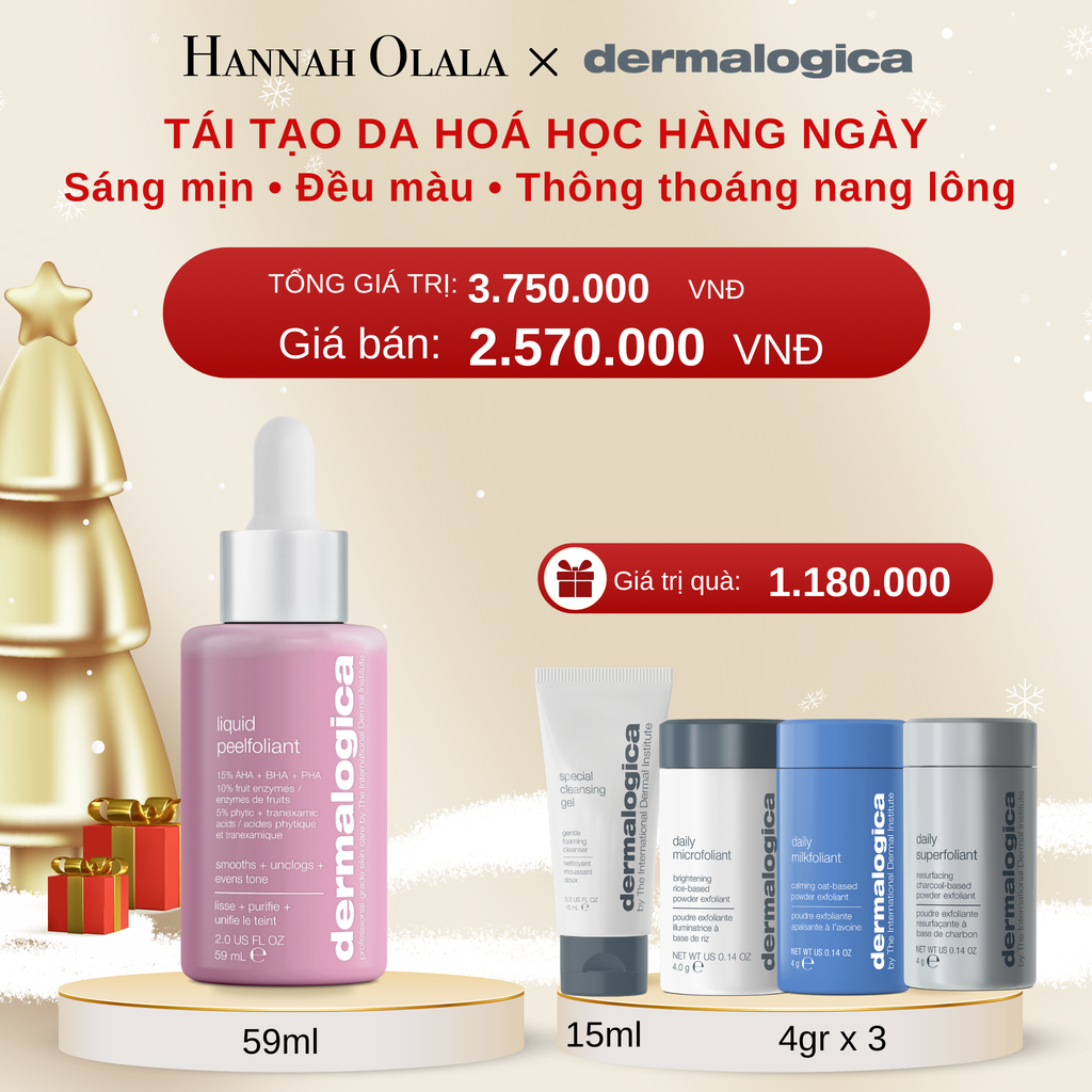  DEAL 7: PEEL CẢI THIỆN BỀ MẶT DA HÀNG NGÀY PHIÊN BẢN NÂNG CẤP LIQUID PEELFOLIANT 59ML 