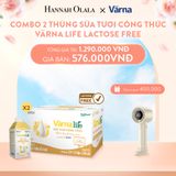  A901_DEAL 7: COMBO 2 THÙNG SỮA TƯƠI CÔNG THỨC VARNA LIFE LACTOSE FREE (24 HỘP X 200ML) 