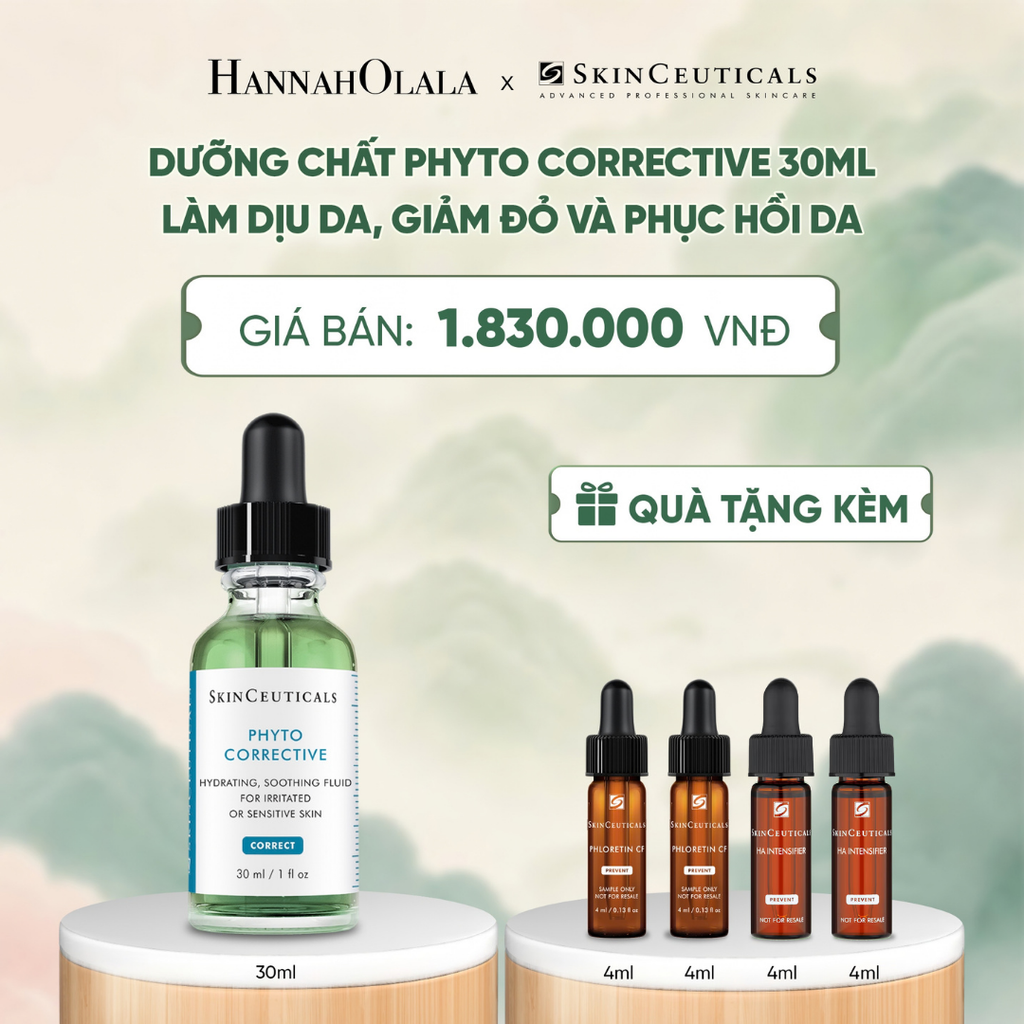  DƯỠNG CHẤT SKIN CEUTICALS PHYTO CORRECTIVE 30ML LÀM DỊU DA, GIẢM ĐỎ, CẤP NƯỚC, PHỤC HỒI DA YẾU,DA MỤN, DA NHẠY CẢM - A1161 
