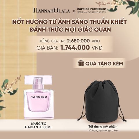  NƯỚC HOA NỮ NARCISO RODRIGUEZ NARCISO EAU DE PARFUM RADIANTE 30ML - DEAL 07 - A468 