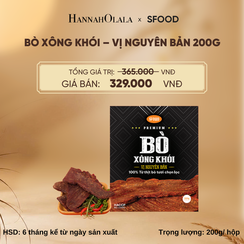  BÒ XÔNG KHÓI – VỊ NGUYÊN BẢN 200G DEAL 07 - E46 