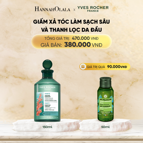  GIẤM XẢ TÓC LÀM SẠCH SÂU VÀ THANH LỌC DA ĐẦU 