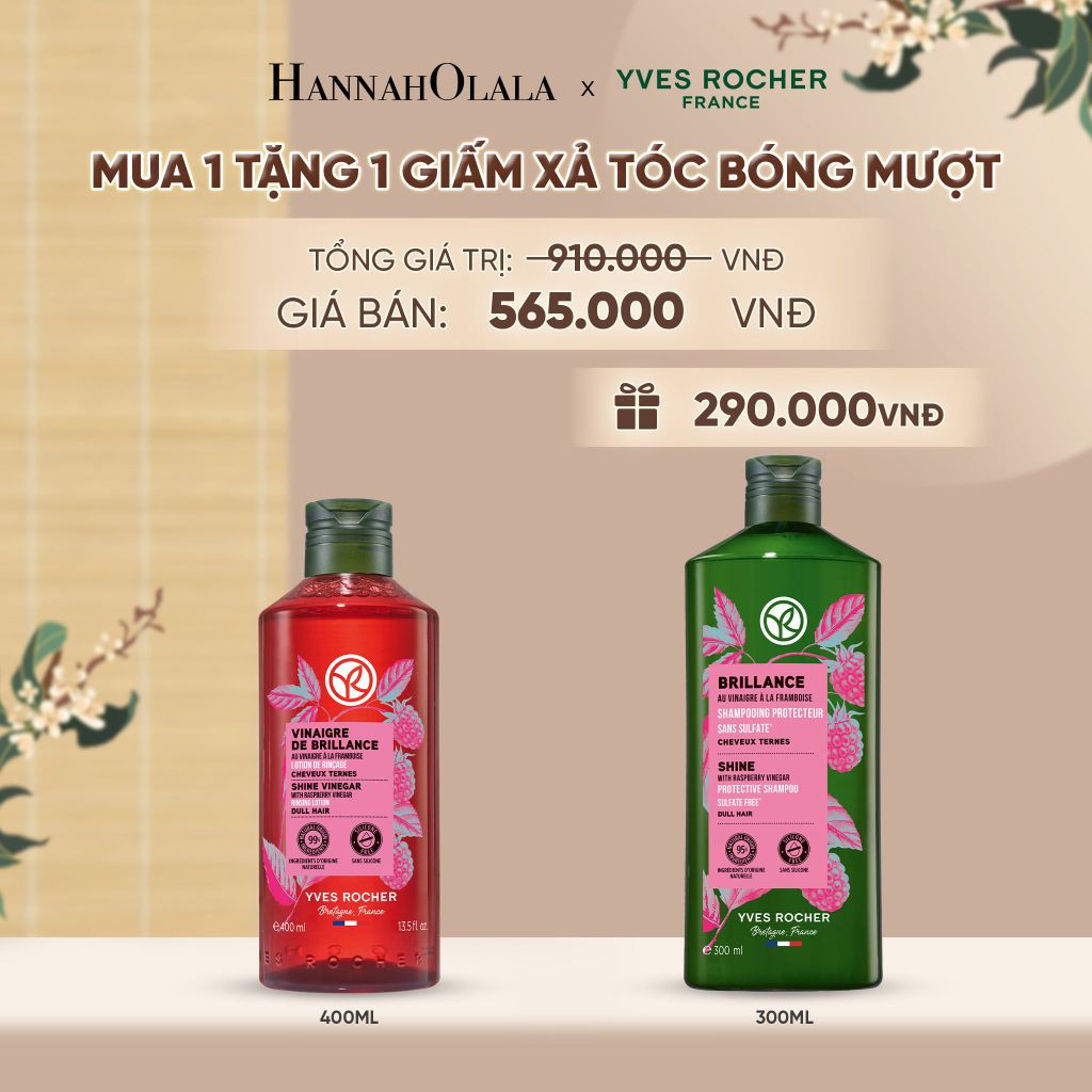  MUA 1 TẶNG 1 GIẤM XẢ TÓC BÓNG MƯỢT TẶNG DẦU GỘI GIỮ MÀU TÓC NHUỘM & GIÚP TÓC BÓNG MƯỢT - A2261 