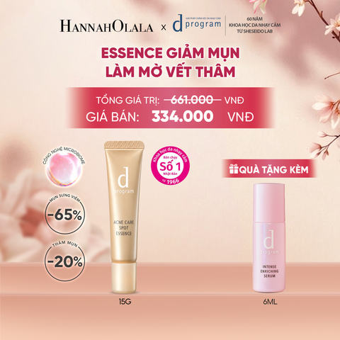  ESSENCE GIẢM MỤN VÀ LÀM MỜ VẾT THÂM D PROGRAM ACNE CARE SPOT ESSENCE 15G - DEAL 7 - A1720 