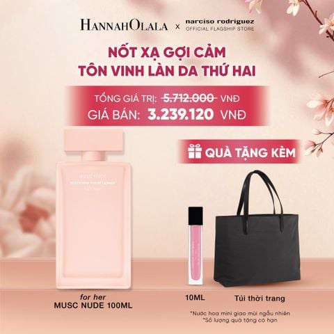  NƯỚC HOA NỮ NARCISO RODRIGUEZ MUSC NUDE EDP 100ML - DEAL 7 - A3023 