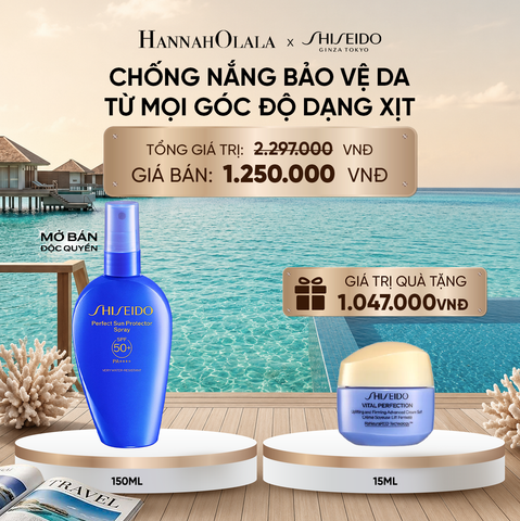  [MỚI RA MẮT] XỊT CHỐNG NẮNG TRONG SUỐT SPF50+ 150ML - DEAL 7 