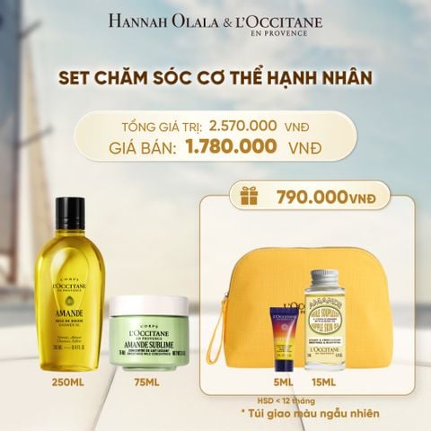  SET CHĂM SÓC CƠ THỂ HẠNH NHÂN LOCCITANE - A592 