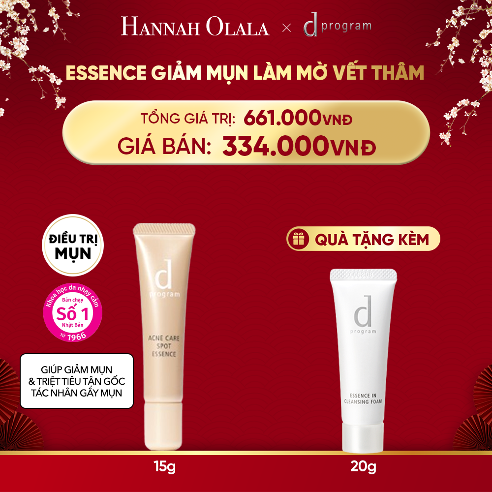  A331_DEAL 7: ESSENCE GIẢM MỤN VÀ LÀM MỜ VẾT THÂM D PROGRAM ACNE CARE SPOT ESSENCE 15G 