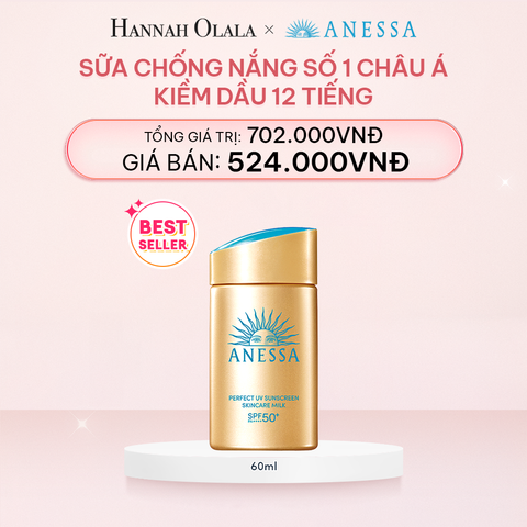  E127_DEAL 7: SỮA CHỐNG NẮNG DƯỠNG DA KIỀM DẦU BẢO VỆ HOÀN HẢO ANESSA GOLD MILK SPF50+ PA++++ 60ML 
