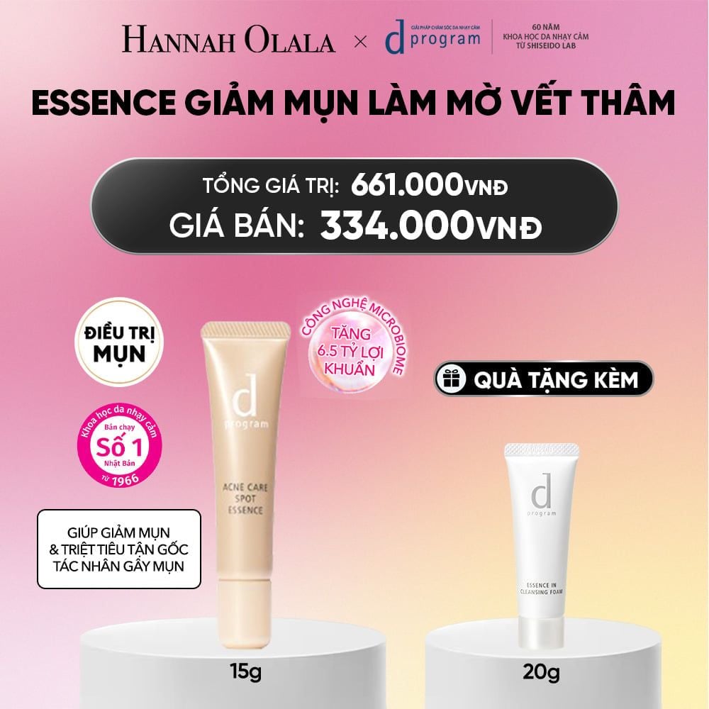  ESSENCE GIẢM MỤN VÀ LÀM MỜ VẾT THÂM D PROGRAM ACNE CARE SPOT ESSENCE 15G - DEAL 7_A1733 