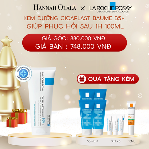  A963_DEAL 7: KEM DƯỠNG CICAPLAST BAUME B5+ GIÚP PHỤC HỒI SAU 1H 100ML 