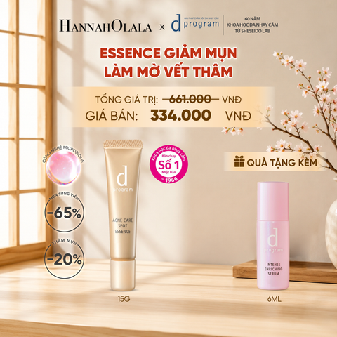  ESSENCE GIẢM MỤN VÀ LÀM MỜ VẾT THÂM D PROGRAM ACNE CARE SPOT ESSENCE 15G - DEAL 7 