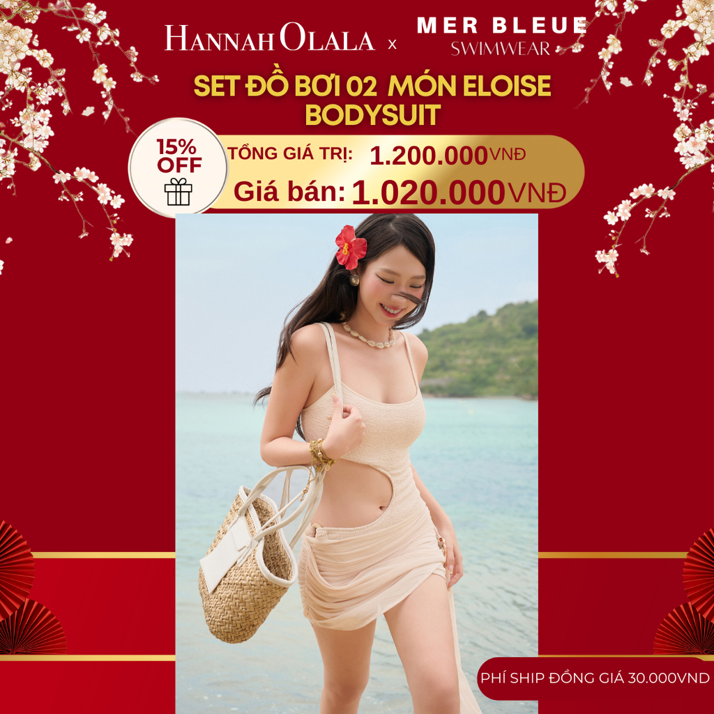  A772_DEAL 8: SET ĐỒ BƠI 2 MÓN ELOISE BIKINI SET 