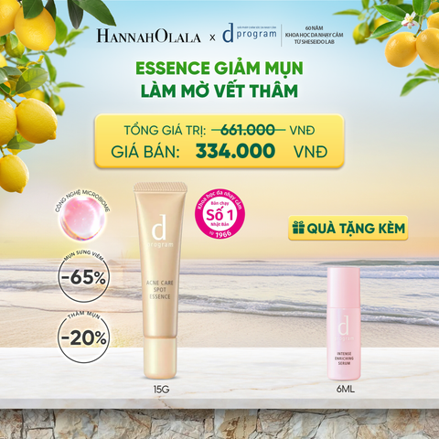  ESSENCE GIẢM MỤN VÀ LÀM MỜ VẾT THÂM D PROGRAM ACNE CARE SPOT ESSENCE 15G - DEAL 7 - A1819 