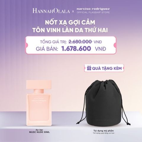  NƯỚC HOA NỮ NARCISO RODRIGUEZ MUSC NUDE EDP 30ML - DEAL 7 - A1266 