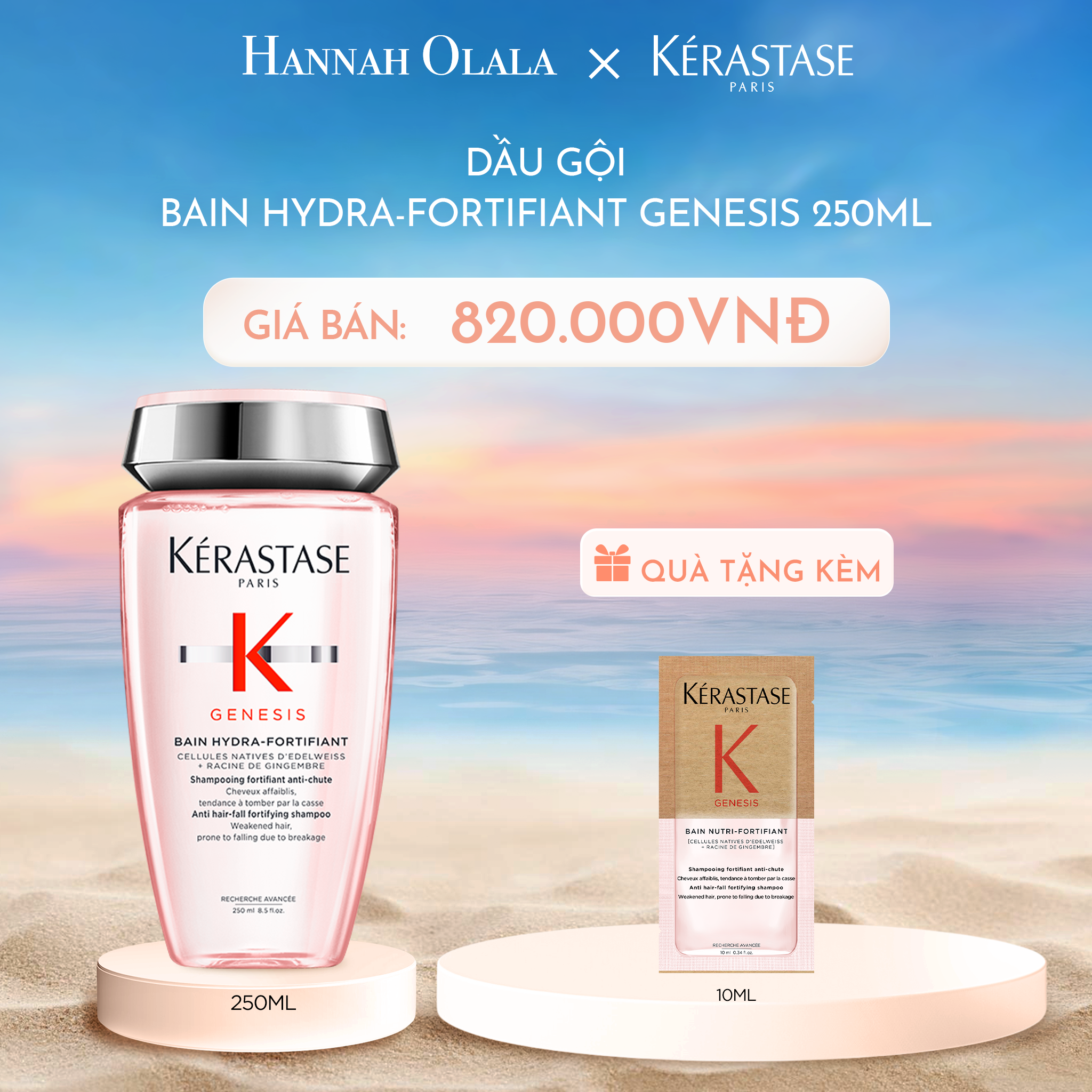  C870_DEAL 7: DẦU GỘI BAIN HYDRA-FORTIFIANT GENESIS 250ML 