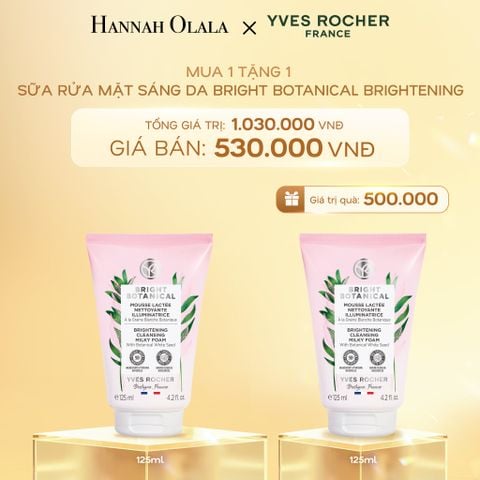  DEAL 7: MUA 1 TẶNG 1 SỮA RỬA MẶT SÁNG DA BRIGHT BOTANICAL BRIGHTENING 