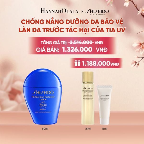  SỮA CHỐNG NẮNG DƯỠNG DA SHISEIDO GSC PERFECT SUN PROTECTOR LOTION SPF50+ 50ML - DEAL 7 - A3257 