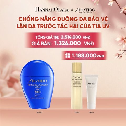  SỮA CHỐNG NẮNG DƯỠNG DA SHISEIDO GSC PERFECT SUN PROTECTOR LOTION SPF50+ 50ML - DEAL 7 - A3257 