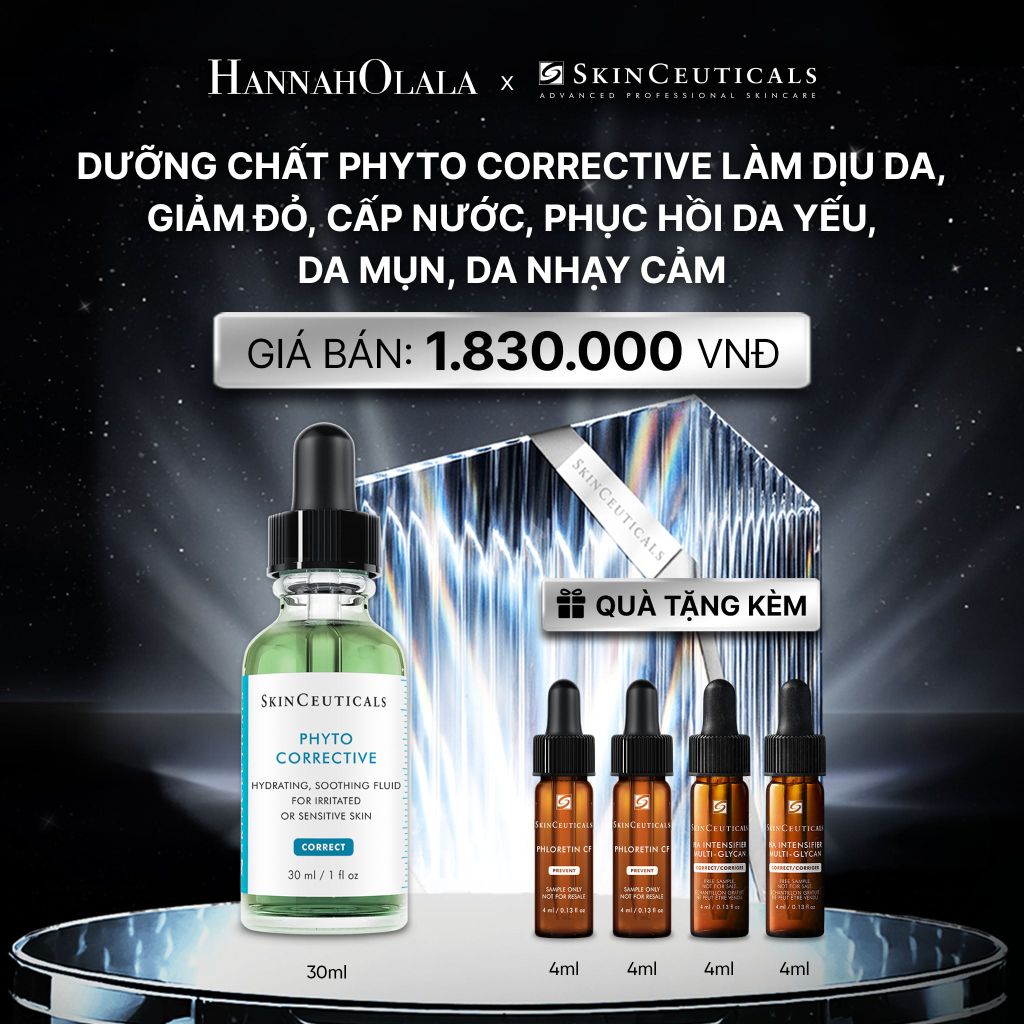  DƯỠNG CHẤT SKIN CEUTICALS PHYTO CORRECTIVE 30ML LÀM DỊU DA, GIẢM ĐỎ, CẤP NƯỚC, PHỤC HỒI DA YẾU,DA MỤN, DA NHẠY CẢM - B76 