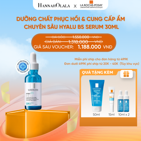  FD DEAL 7: DƯỠNG CHẤT PHỤC HỒI & CUNG CẤP ĐỘ ẨM CHUYÊN SÂU HYALU B5 SERUM 30ML([CẢI TIẾN MỚI - 4 LOẠI HA]) 