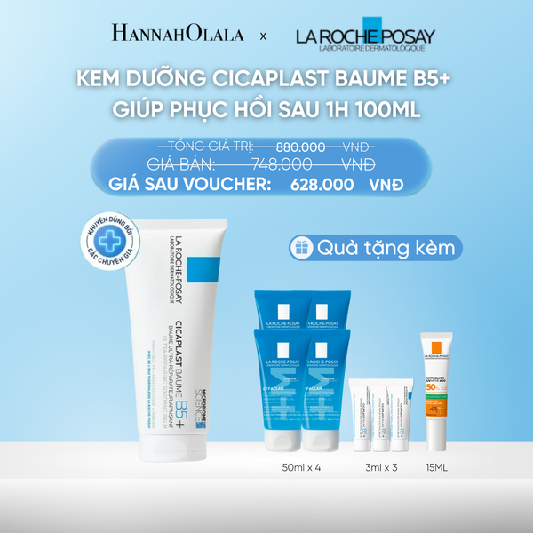  DEAL 7: KEM DƯỠNG CICAPLAST BAUME B5+ GIÚP PHỤC HỒI SAU 1H 100ML 
