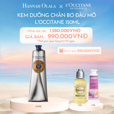  C1107_DEAL 7: KEM DƯỠNG CHÂN BƠ ĐẬU MỠ L'OCCITANE 150ML 