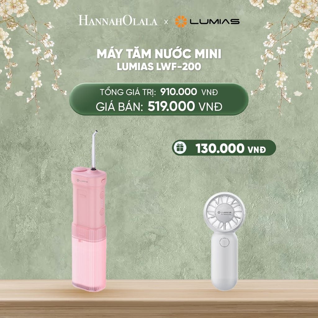  DEAL 7: MÁY TĂM NƯỚC MINI LUMIAS LWF-200 