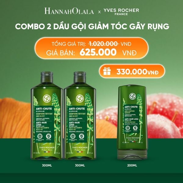  COMBO 2 DẦU GỘI GIẢM TÓC GÃY RỤNG TẶNG DẦU XẢ 