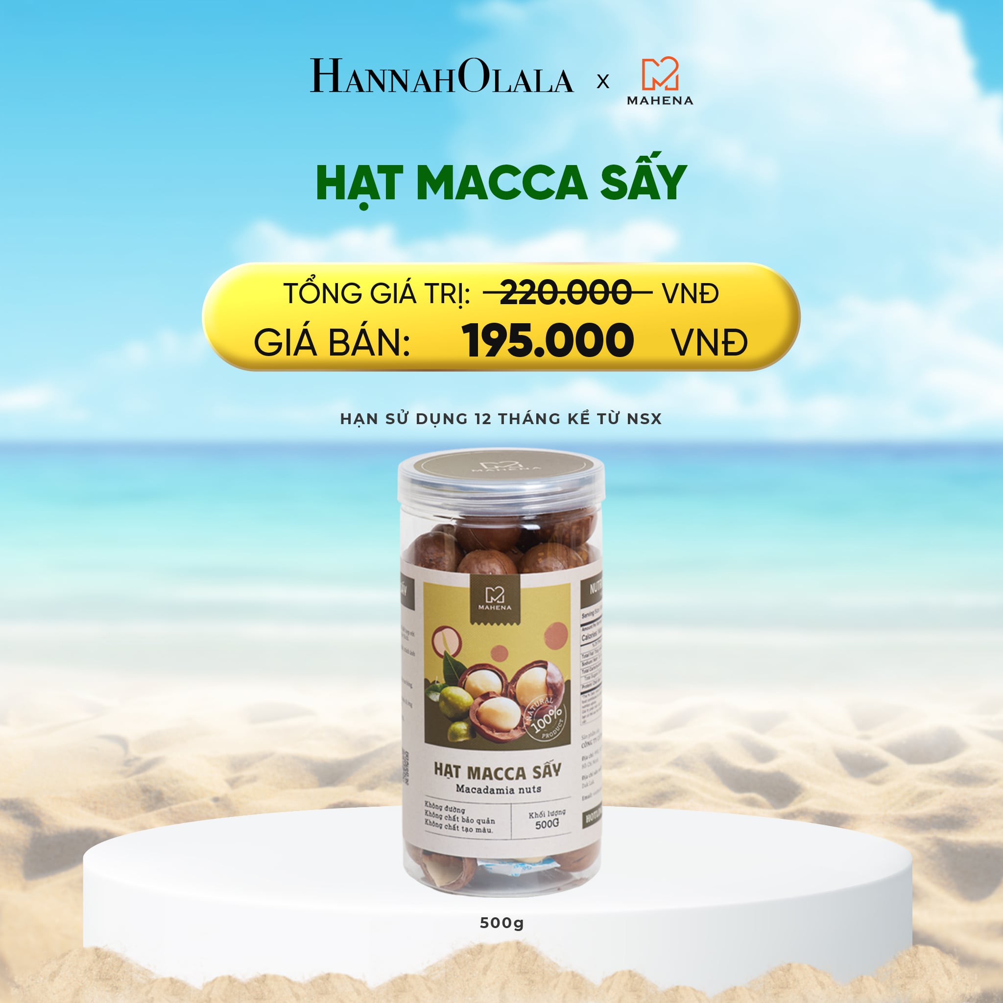 Macca Sấy 500g