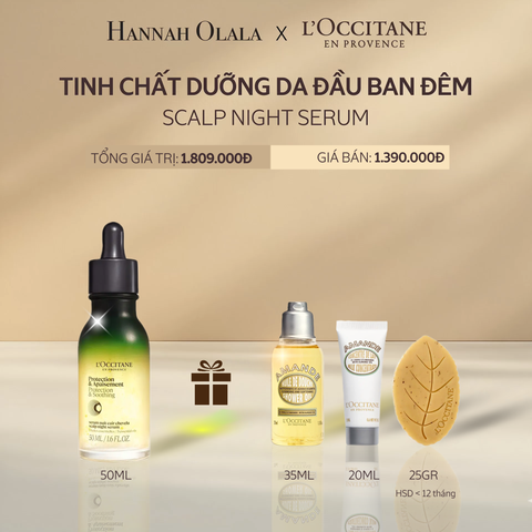  A7_DEAL 7: TINH CHẤT DƯỠNG DA ĐẦU BAN ĐÊM L'OCCITANE 50ML 