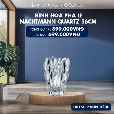  BÌNH HOA PHA LÊ NACHTMANN QUARTZ 26CM 