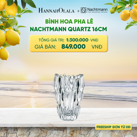  BÌNH HOA PHA LÊ NACHTMANN QUARTZ 26CM - DEAL 7 