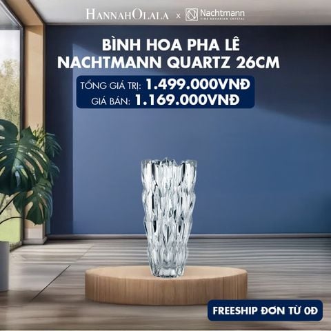  BÌNH HOA PHA LÊ NACHTMANN QUARTZ 26CM 